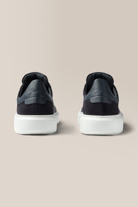 Legend London Ace Sneaker | Suede & Leather in color Navy by Good Man Brand, view 4