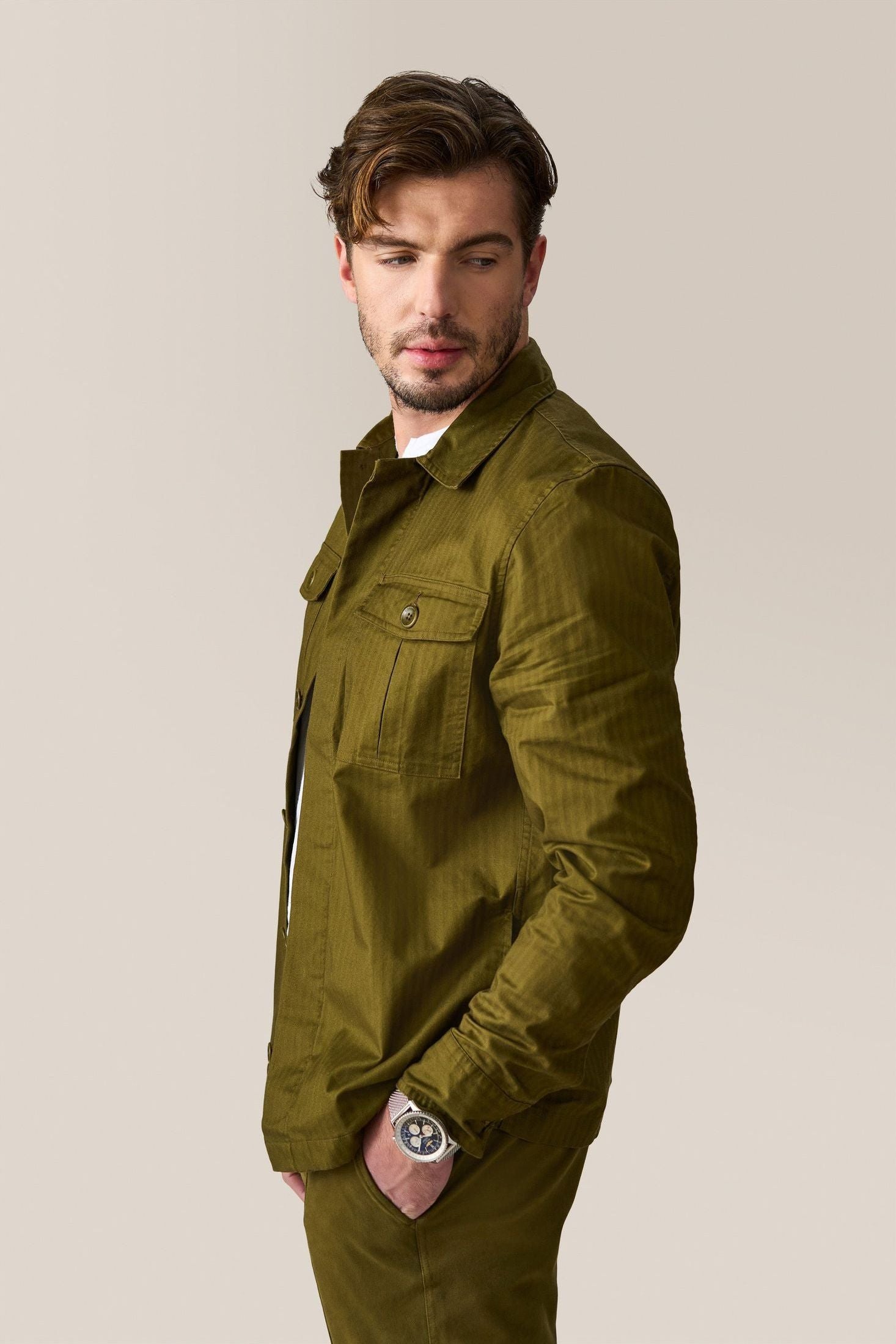 Military Jacket | Responsible Lite-Stretch Cotton