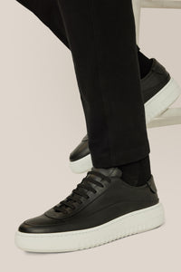 LA Sneaker | Nappa Leather in color Black by Good Man Brand, view 6