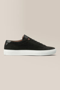 Edge Lo-Top Sneaker | Suede in color Black by Good Man Brand, view 11