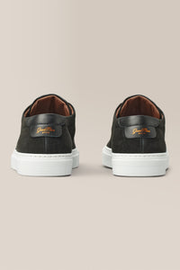 Edge Lo-Top Sneaker | Suede in color Black by Good Man Brand, view 4