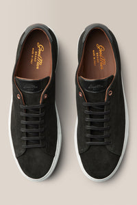 Edge Lo-Top Sneaker | Suede in color Black by Good Man Brand, view 13