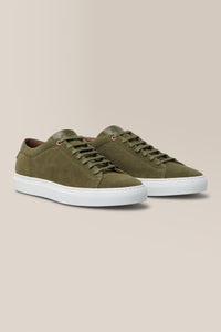 Edge Lo-Top Sneaker | Suede in color Army by Good Man Brand, view 12