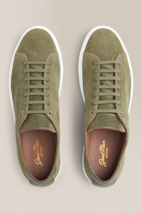Edge Lo-Top Sneaker | Suede in color Army by Good Man Brand, view 13