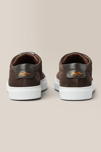 Edge Lo-Top Sneaker | Suede in color Chocolate by Good Man Brand, view 9