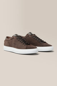 Edge Lo-Top Sneaker | Suede in color Chocolate by Good Man Brand, view 7