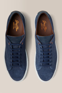 Edge Lo-Top Sneaker | Suede in color Midnight by Good Man Brand, view 19