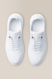 Legend London Pro 2.0 Lo Top | Nappa Leather in color White/white by Good Man Brand, view 3