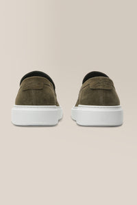 Legend Loafer | Suede in color Olive by Good Man Brand, view 24