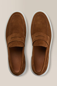 Legend Loafer | Suede in color Snuff by Good Man Brand, view 19