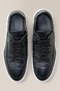 LA Sport Sneaker | Nappa Leather in color Black by Good Man Brand, view 3