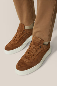 Modern London Sneaker | Suede in color Snuff by Good Man Brand, view 21