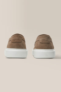 Legend Boat Shoe | Suede in color Sand by Good Man Brand, view 13