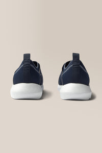 Stride Knit Trainer | Recycled Polyester in color Sky Captain by Good Man Brand, view 9