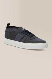 Stride Knit Sneaker | Recycled Polyester in color Black by Good Man Brand, view 2