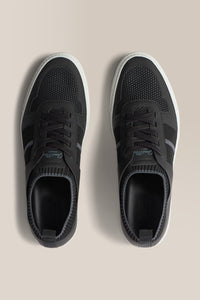 Stride Knit Sneaker | Recycled Polyester in color Black by Good Man Brand, view 3