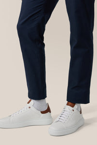 Legend London Sneaker | Nappa Leather in color White/dark Vachetta by Good Man Brand, view 17