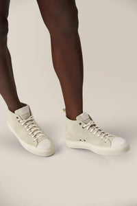 Legacy Hi-Top | Nappa Leather in color White/natural by Good Man Brand, view 17