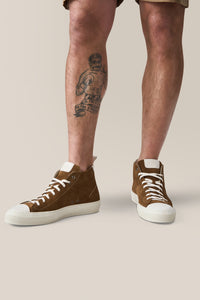 Legacy Hi-Top | Nappa Leather in color Snuff/natural by Good Man Brand, view 12