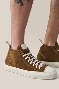 Legacy Hi-Top | Nappa Leather in color Snuff/natural by Good Man Brand, view 13