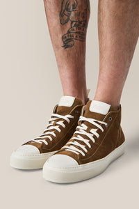 Legacy Hi-Top | Nappa Leather in color Snuff/natural by Good Man Brand, view 11