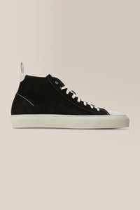 Legacy Hi-Top | Nappa Leather in color Black/natural by Good Man Brand, view 19
