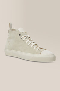 Legacy Hi-Top | Nappa Leather in color White/natural by Good Man Brand, view 8