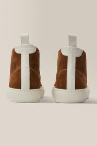 Legacy Hi-Top | Nappa Leather in color Snuff/natural by Good Man Brand, view 3