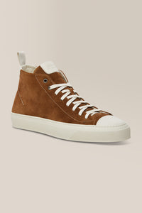 Legacy Hi-Top | Nappa Leather in color Snuff/natural by Good Man Brand, view 2