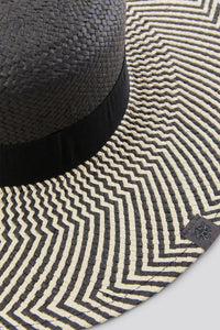 Structure Straw Hat in color Black by LITA, view 1