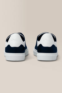 Legend Z Sneaker | Nappa Leather in color Navy/white by Good Man Brand, view 31