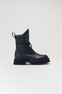 Xo Combat Boot in color Black by LITA, view 1