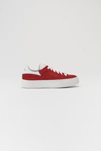 Icon Sneaker In Suede in color Salsa/white by LITA, view 1