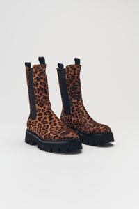 Microlight Tall Chelsea Boot in Pony Cheetah in color Pony Cheetah by LITA, view 2