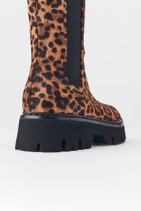 Microlight Tall Chelsea Boot in Pony Cheetah in color Pony Cheetah by LITA, view 4