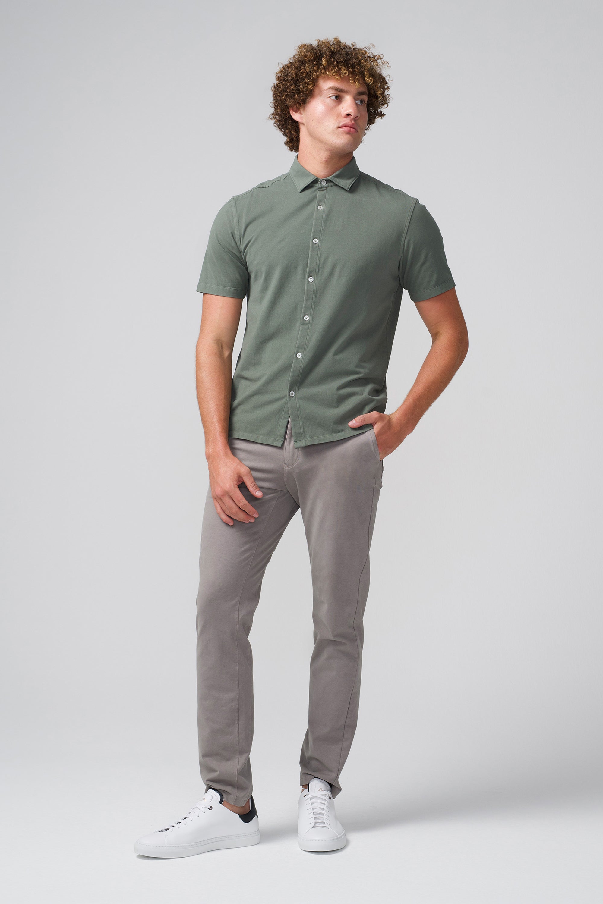 Big On-Point Shirt: Stretch | Responsible Cotton