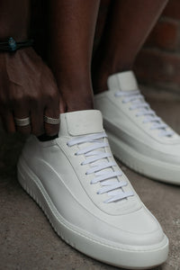 LA Sneaker | Nappa Leather in color White by Good Man Brand, view 13