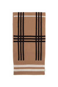 Plaid Scarf | Recycled Cashmere in color Camel by Good Man Brand, view 1