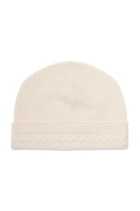 Skully Beanie | Recycled Cashmere in color Birch by Good Man Brand, view 2