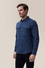 Load image into Gallery viewer, navy-heather_M_Dean_all
