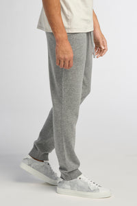 Jetset Jogger | Recycled Cashmere in color Heather Grey by Good Man Brand, view 3