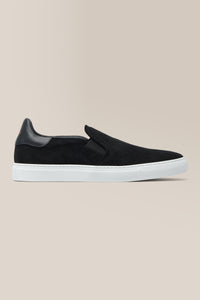 Legend Slip On | Nappa Leather in color Black/black/white by Good Man Brand, view 1