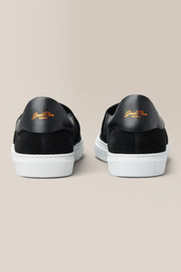 Legend Slip On | Nappa Leather in color Black/black/white by Good Man Brand, view 3