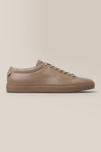 Edge Lo-Top Sneaker: Mono | Nappa Leather in color Shitake by Good Man Brand, view 16