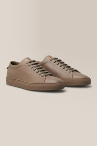 Edge Lo-Top Sneaker: Mono | Nappa Leather in color Shitake by Good Man Brand, view 17
