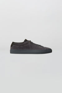 Edge Lo-Top Sneaker: Mono | Suede in color Charcoal by Good Man Brand, view 13