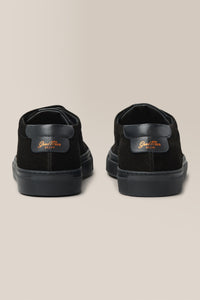 Edge Lo-Top Sneaker: Mono | Suede in color Black by Good Man Brand, view 9