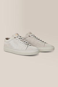 Edge Lo-Top Sneaker: Mono | Suede in color Stone by Good Man Brand, view 19