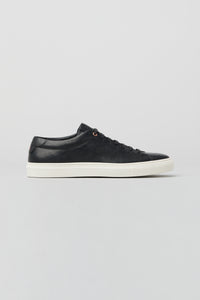 Edge Lo-Top Premium Sneaker | in Tumbled Vachetta in color Black by Good Man Brand, view 3
