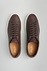 Edge Lo-Top Premium Sneaker | in Tumbled Vachetta in color Dark Vachetta by Good Man Brand, view 7